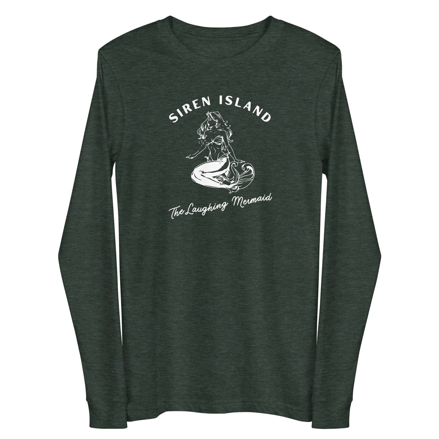 Siren Island Mermaid Unisex Long Sleeve Tee