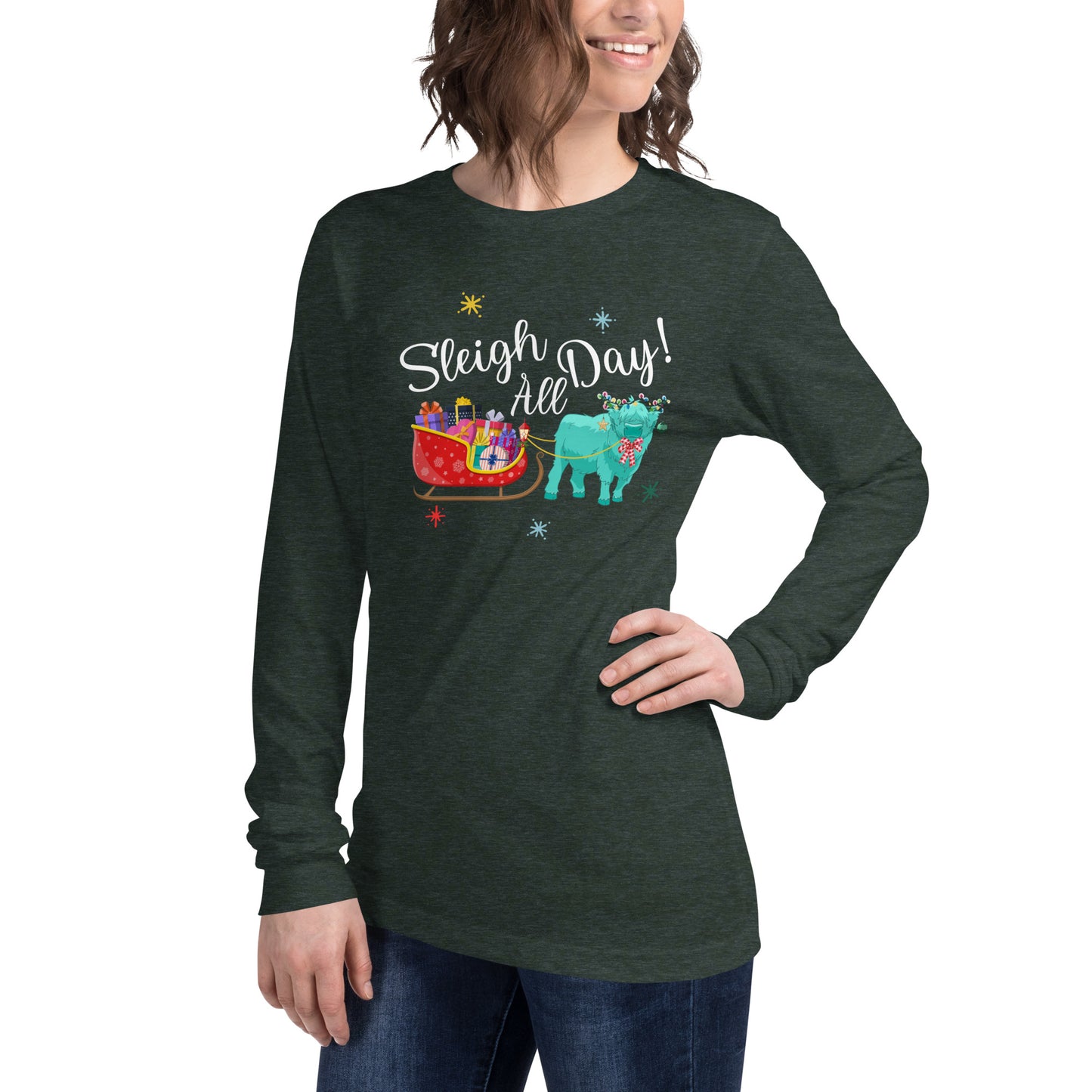 Sleigh All Day Unisex Long Sleeve Tee