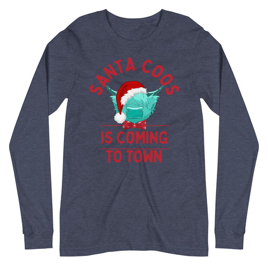 Santa Coos Unisex Long Sleeve Tee