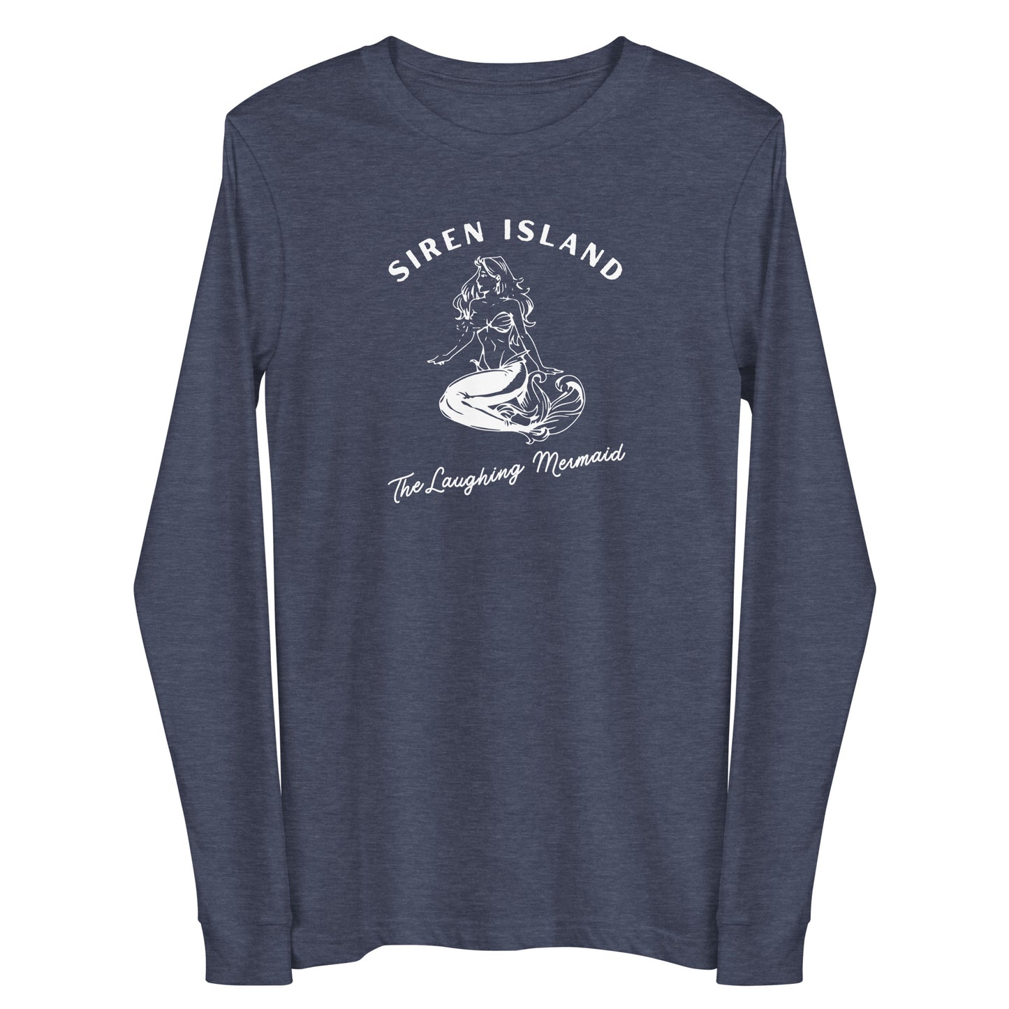 Siren Island Mermaid Unisex Long Sleeve Tee