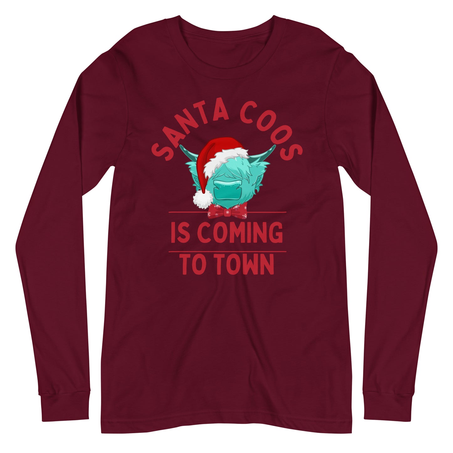 Santa Coos Unisex Long Sleeve Tee