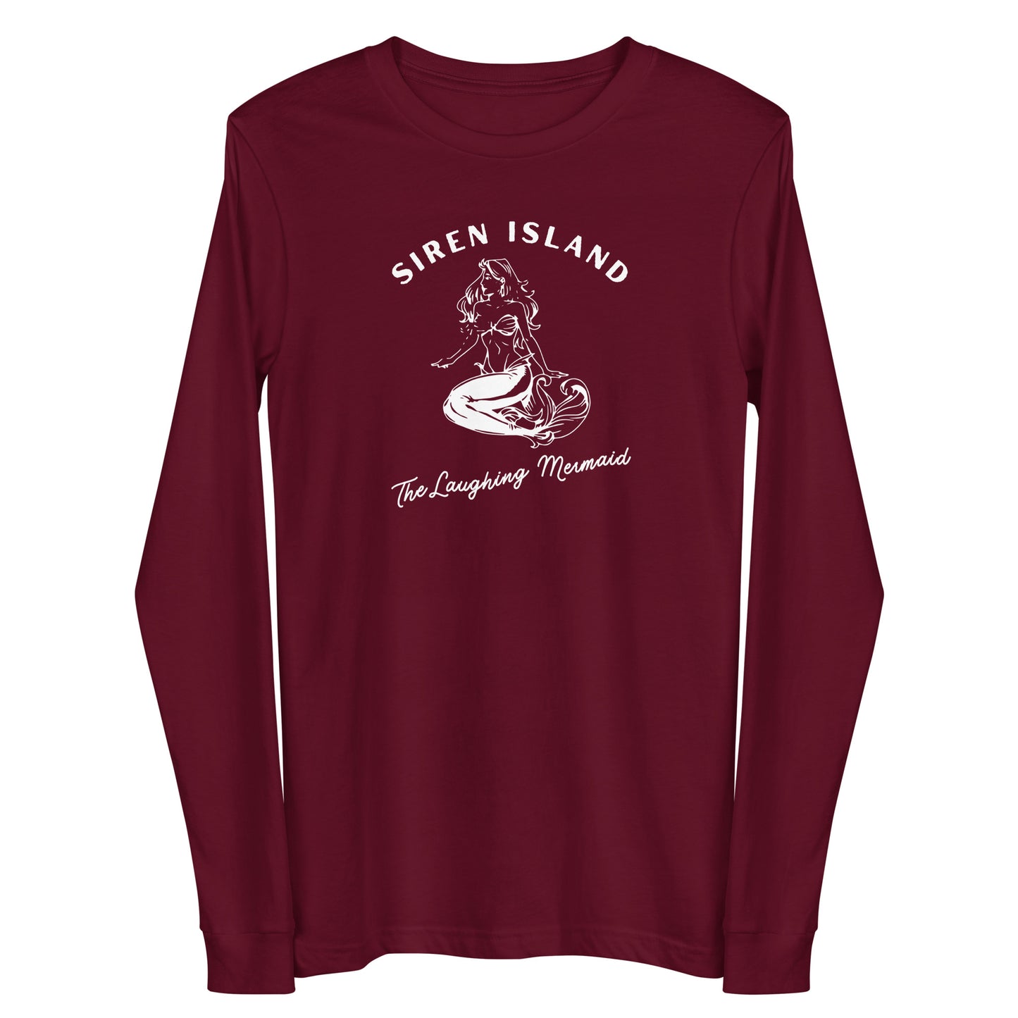 Siren Island Mermaid Unisex Long Sleeve Tee