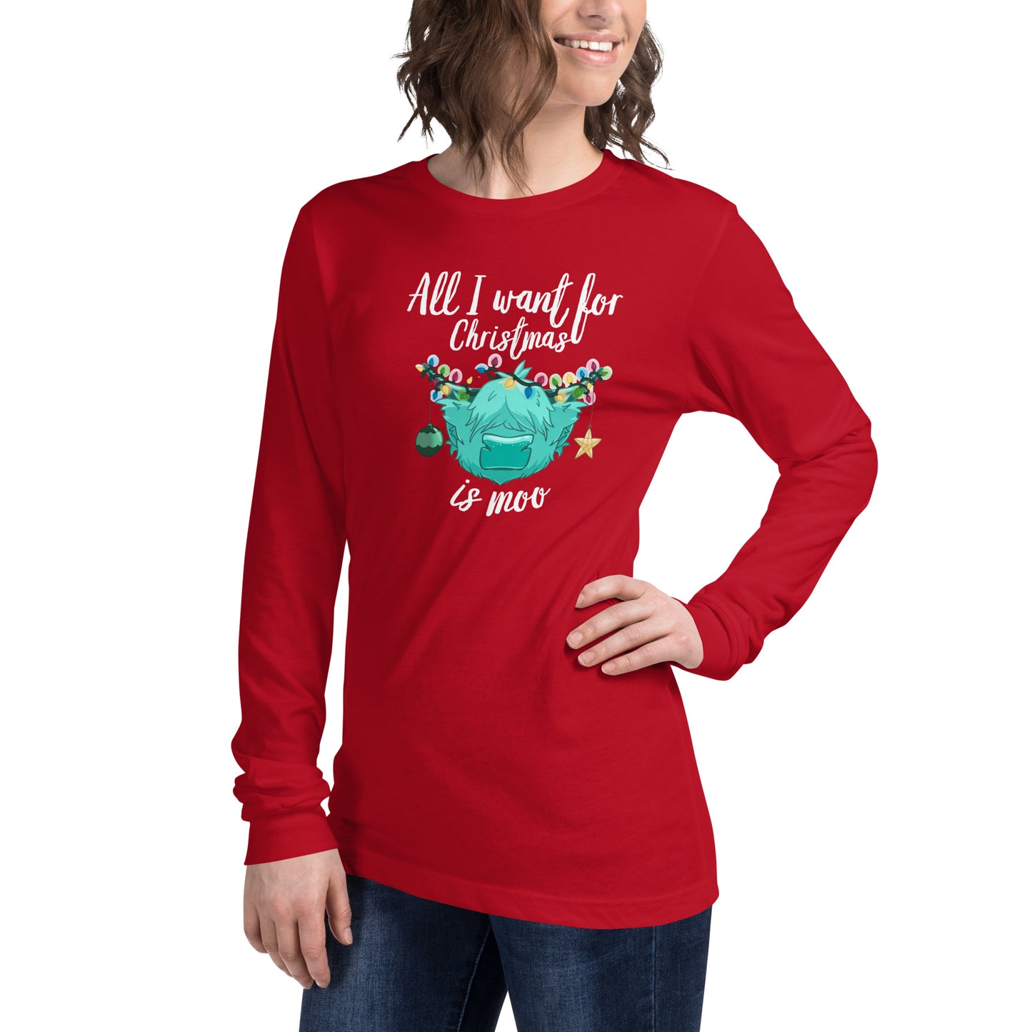 All I Want Xmas Unisex Long Sleeve Tee