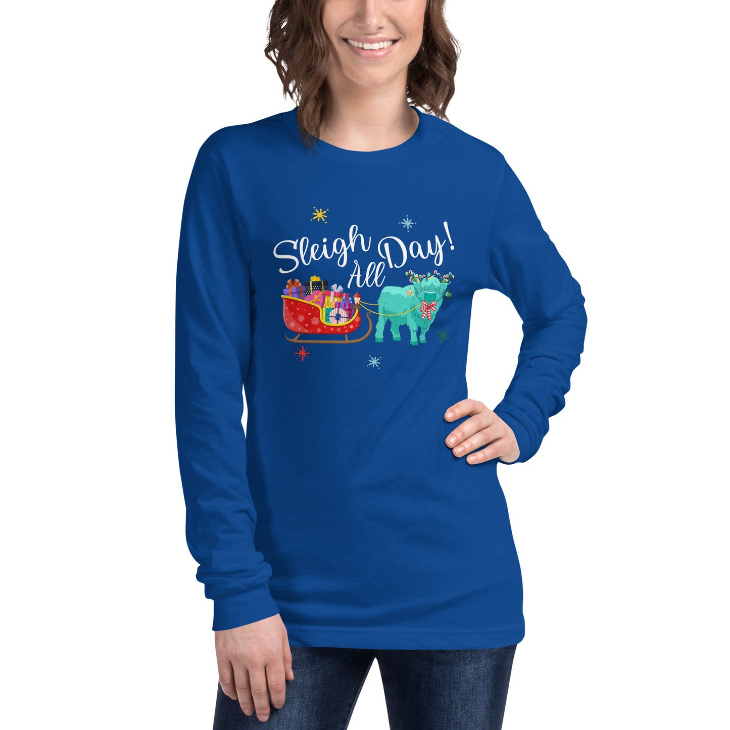 Sleigh All Day Unisex Long Sleeve Tee