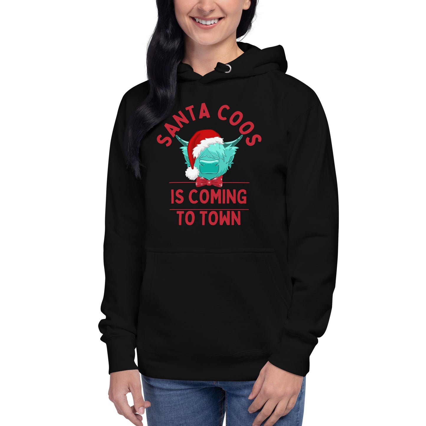 Santa Coos Unisex Hoodie