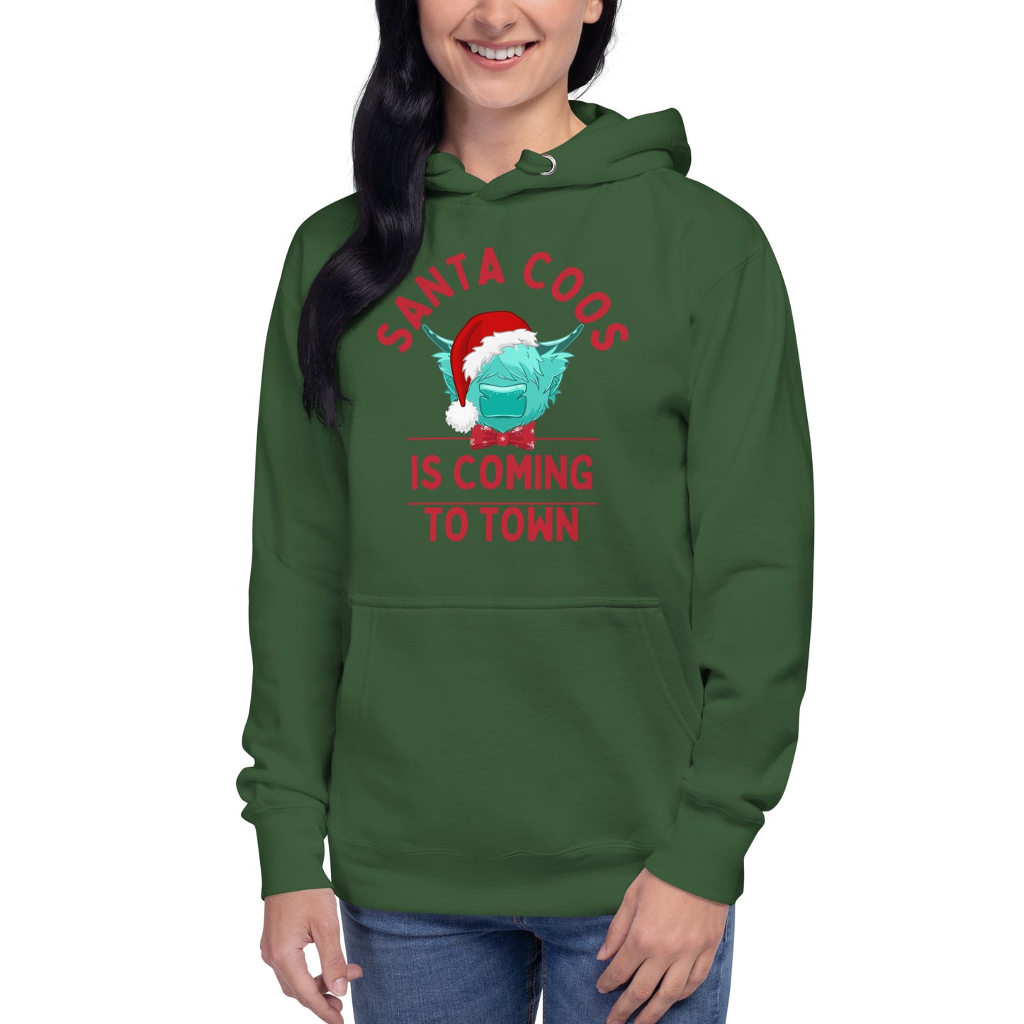 Santa Coos Unisex Hoodie