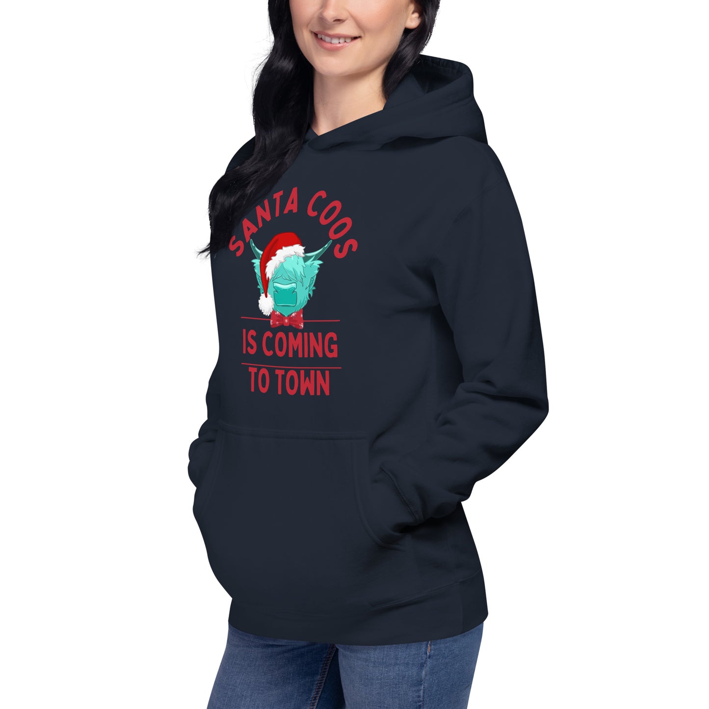 Santa Coos Unisex Hoodie