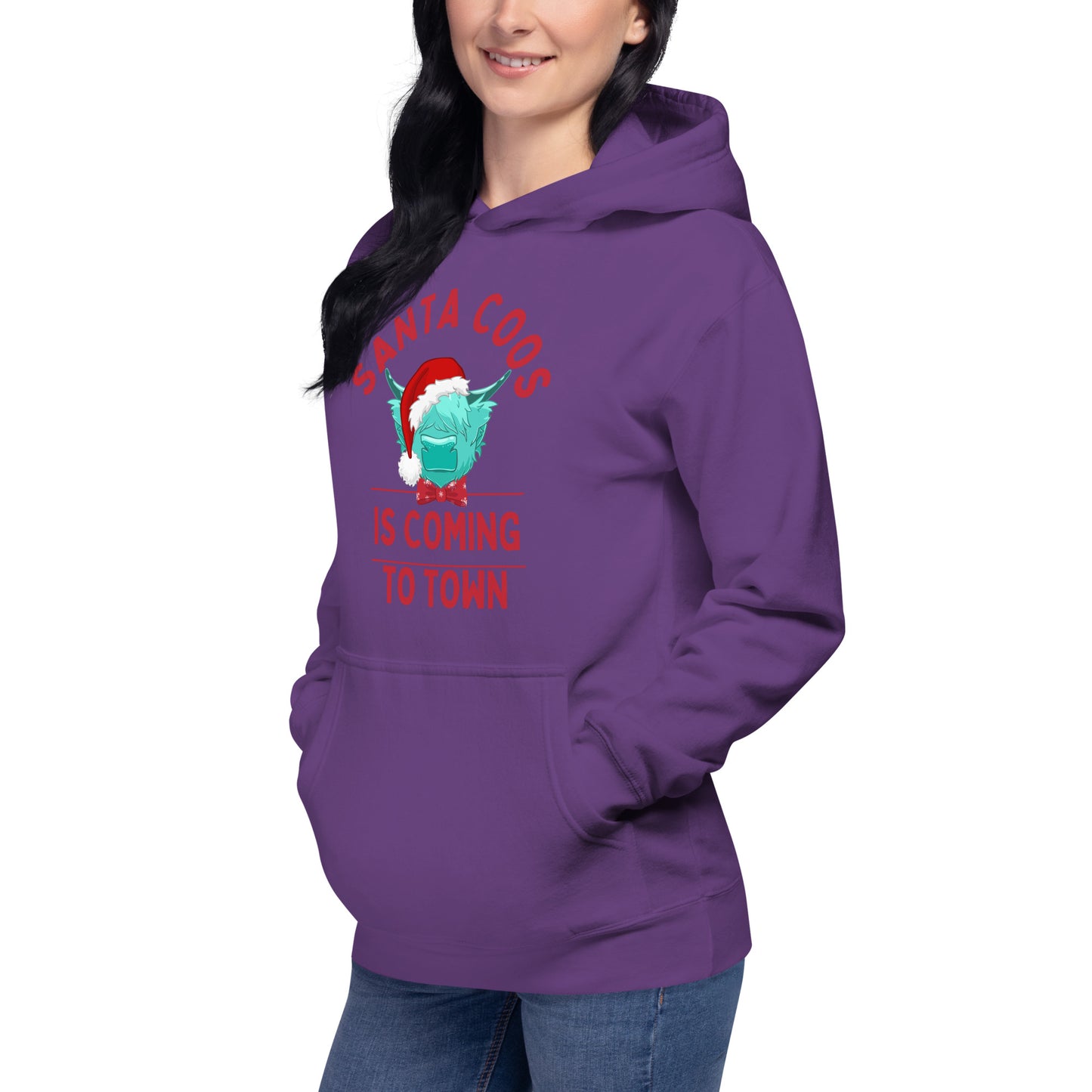 Santa Coos Unisex Hoodie