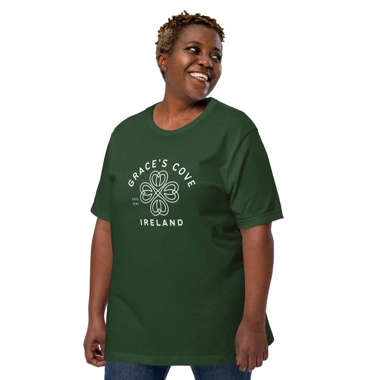 Grace's Cove Shamrock Unisex t-shirt