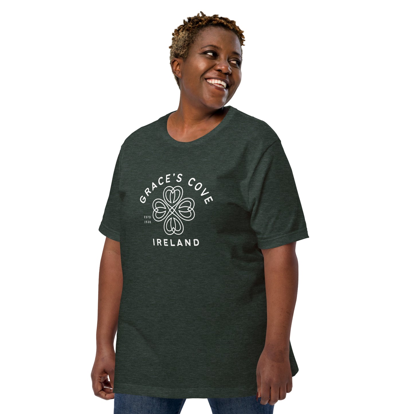 Grace's Cove Shamrock Unisex t-shirt