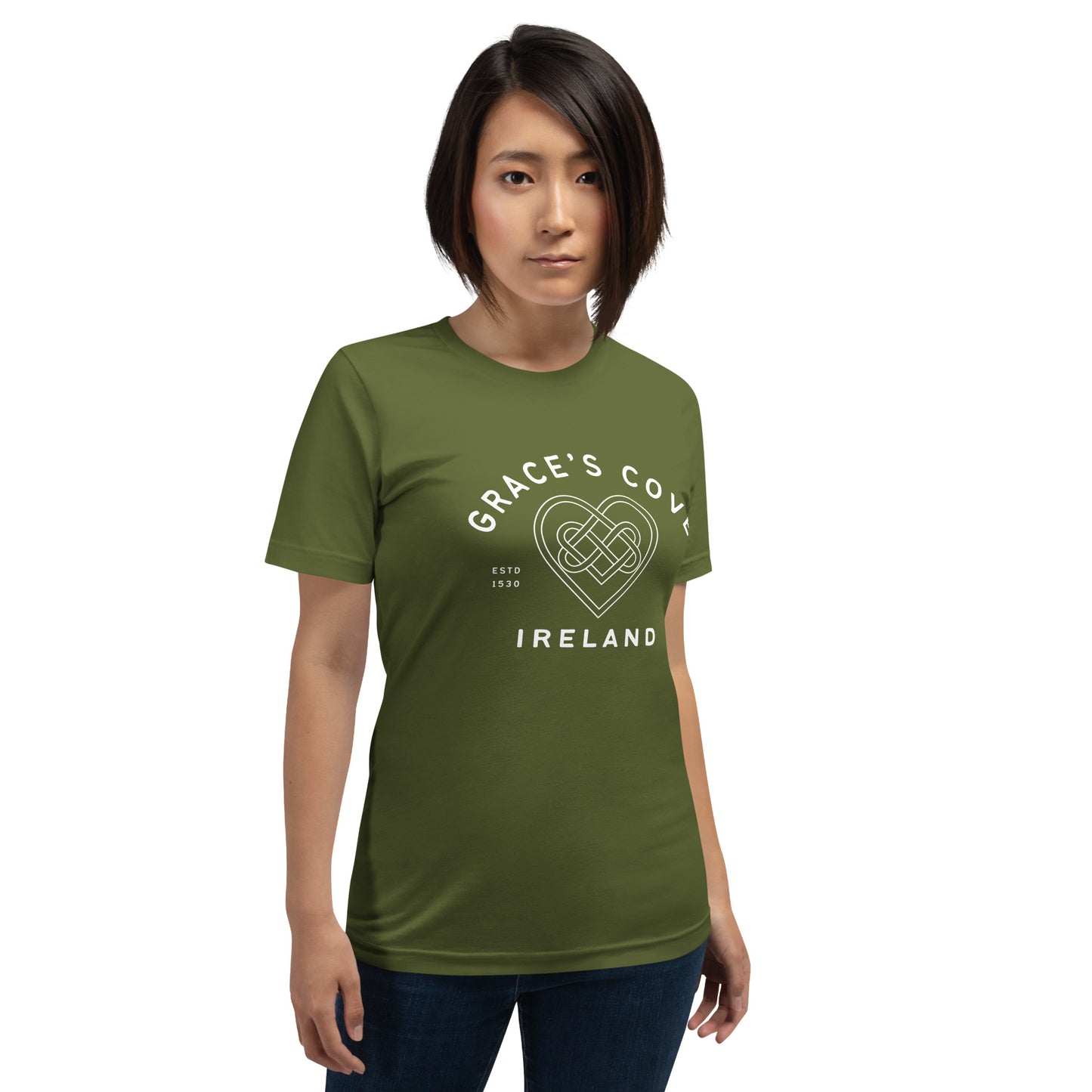 Grace's Cove Heart Unisex t-shirt