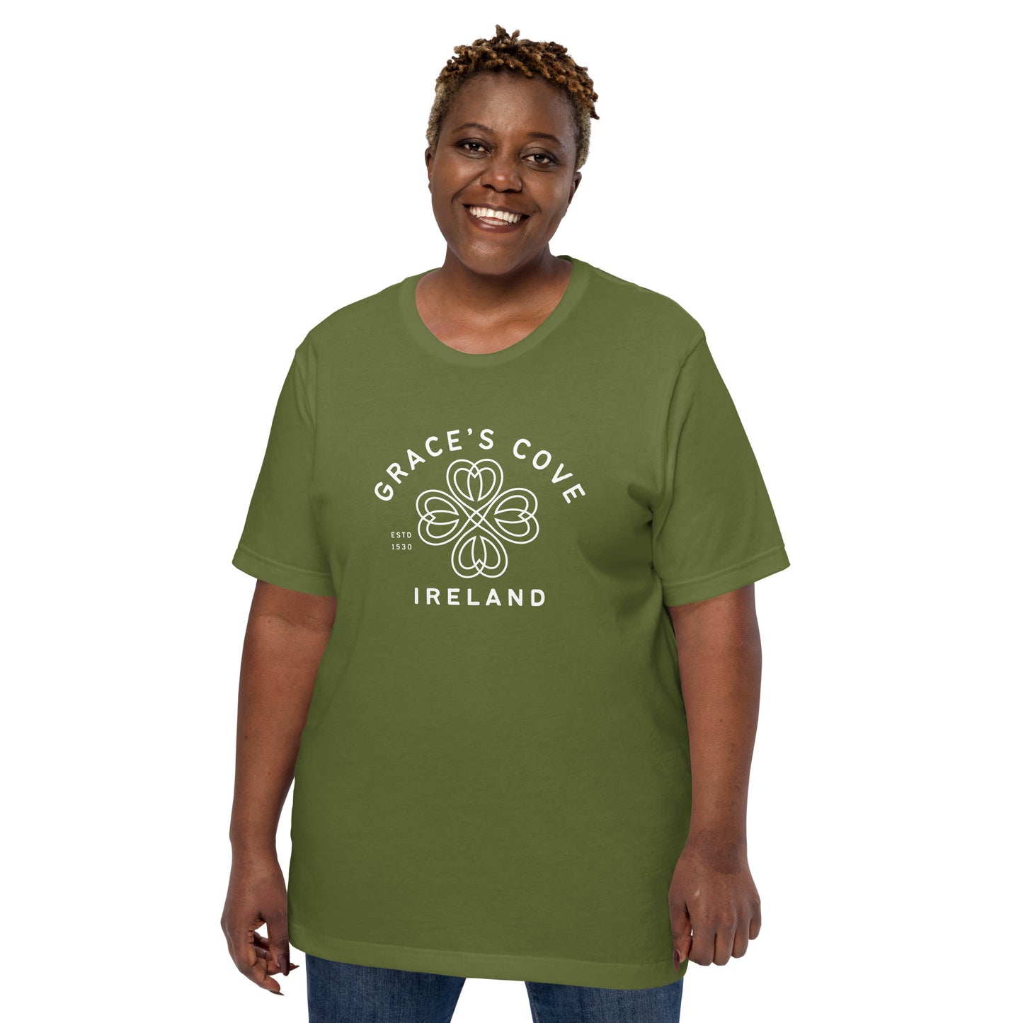 Grace's Cove Shamrock Unisex t-shirt