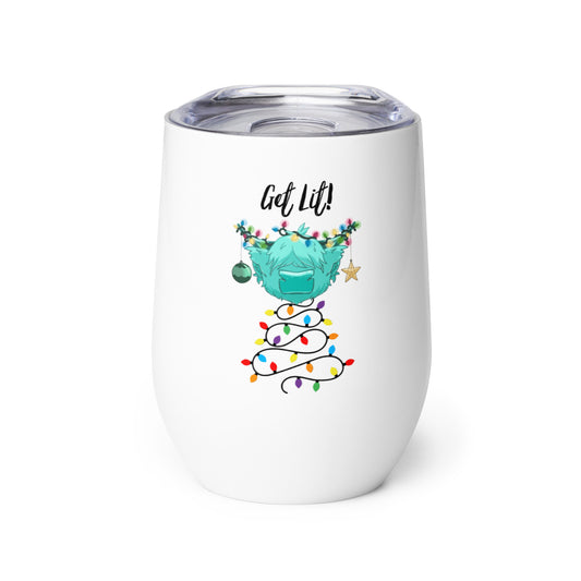 Get Lit Lights Wine tumbler