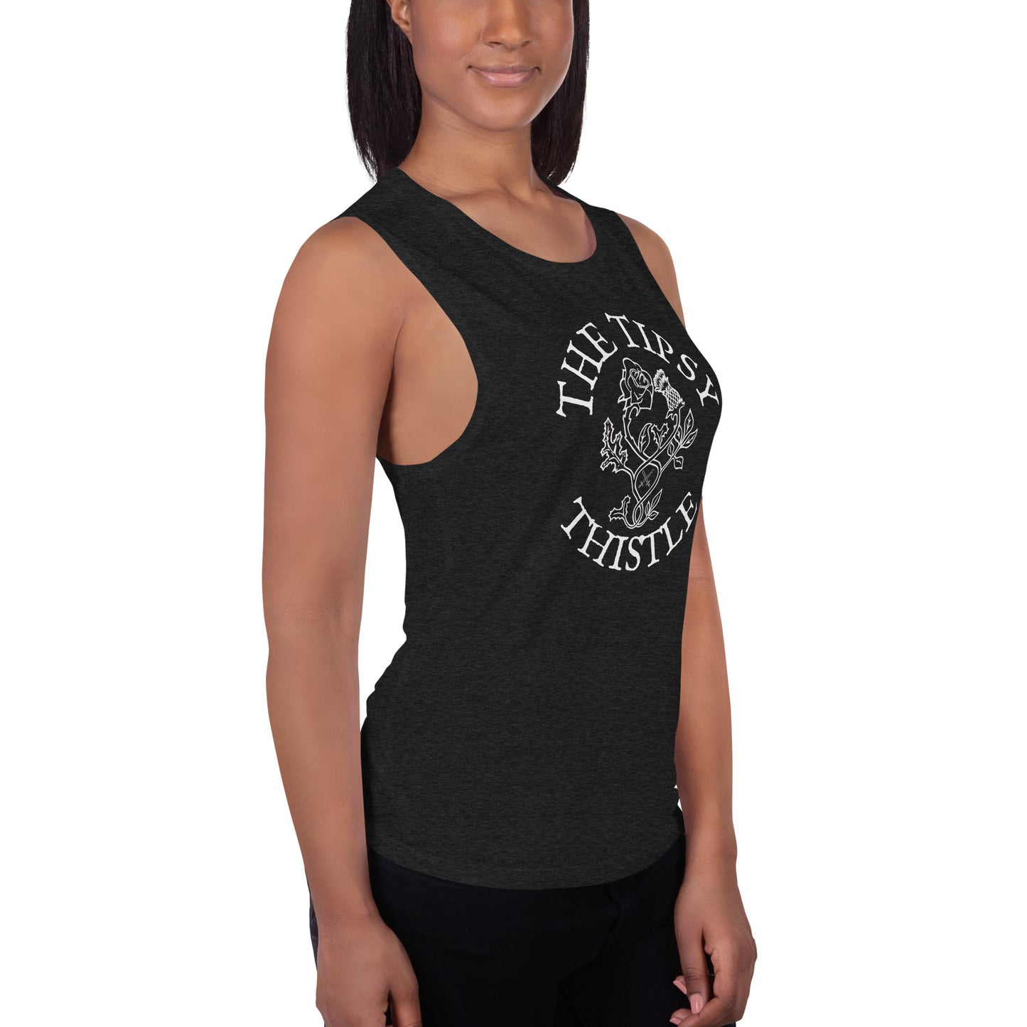 The Tipsy Thistle Ladies’ Muscle Tank