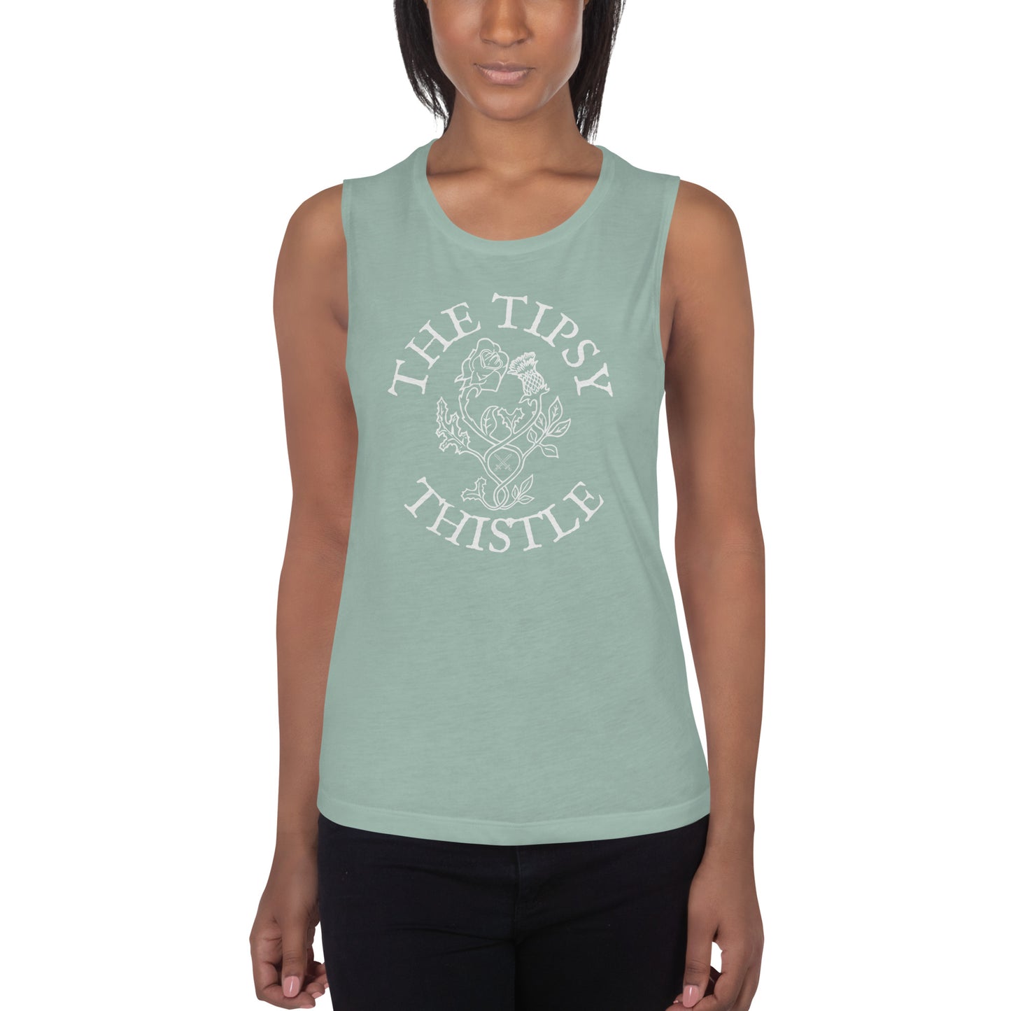 The Tipsy Thistle Ladies’ Muscle Tank