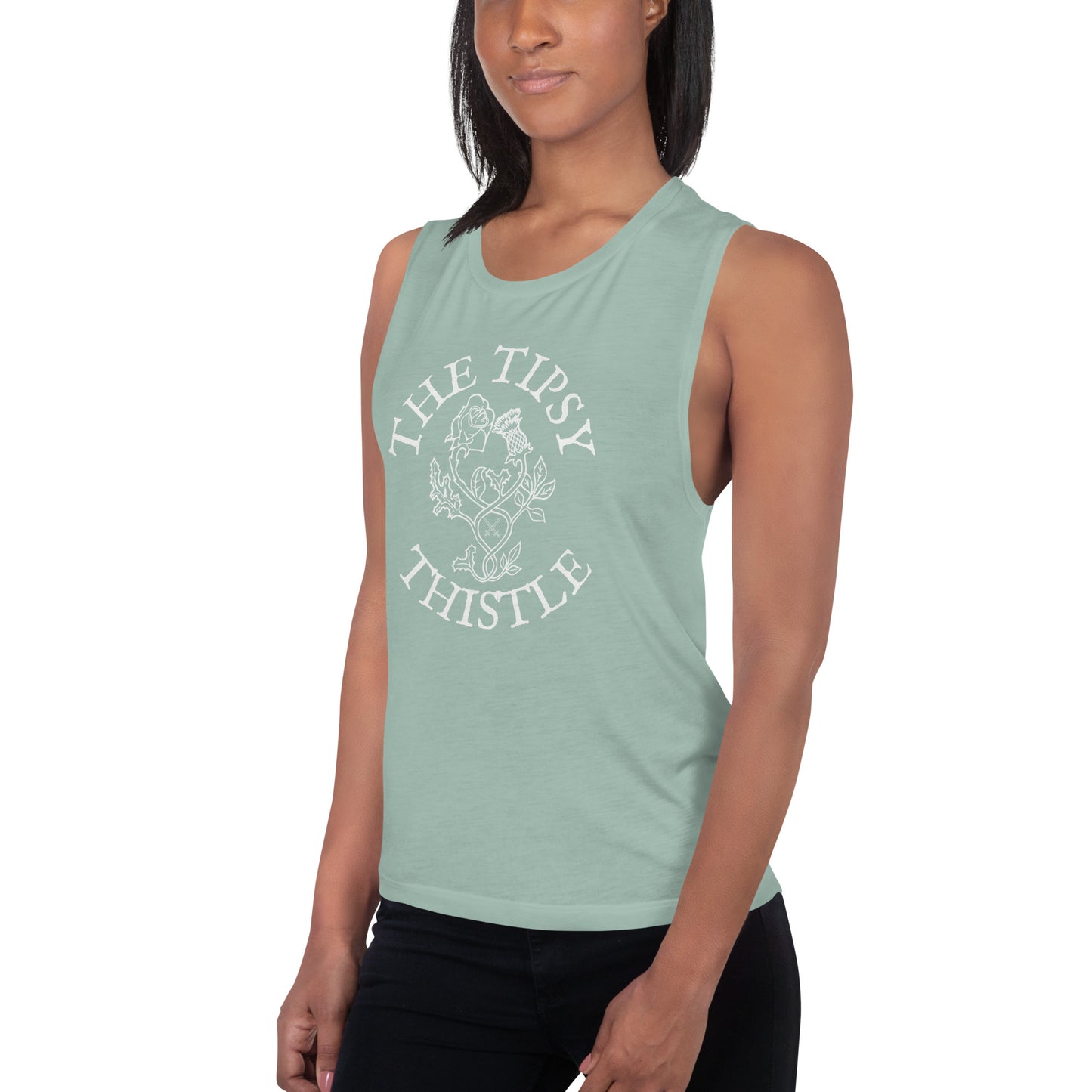 The Tipsy Thistle Ladies’ Muscle Tank