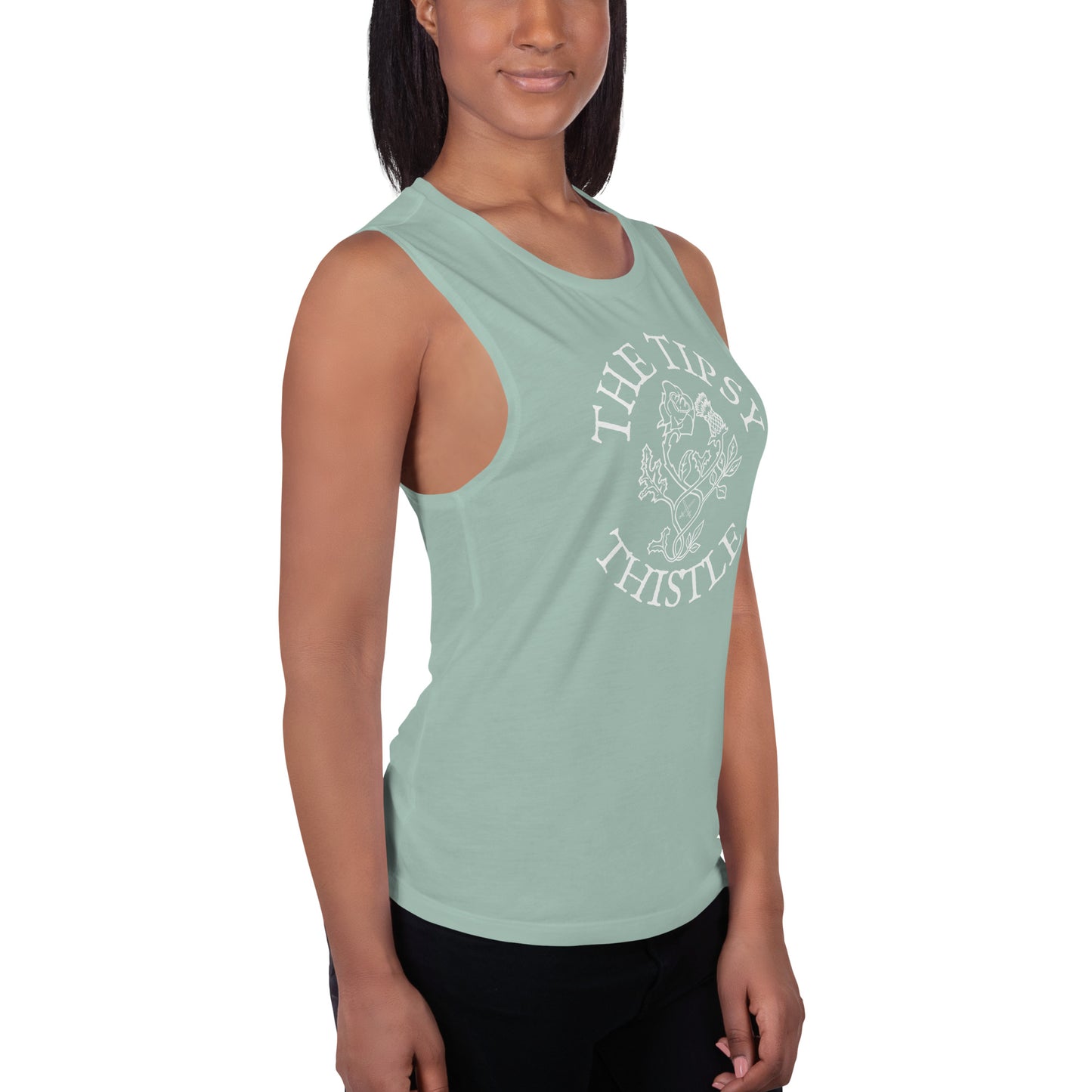 The Tipsy Thistle Ladies’ Muscle Tank