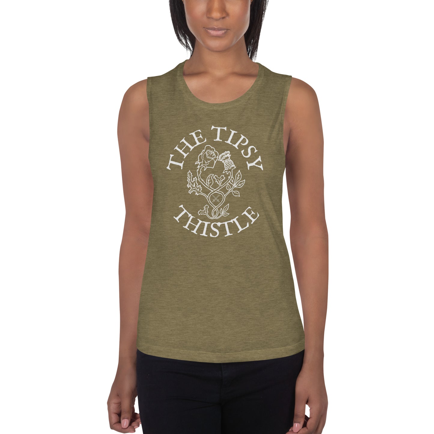 The Tipsy Thistle Ladies’ Muscle Tank