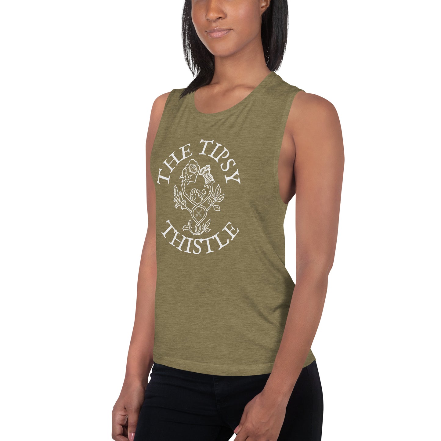 The Tipsy Thistle Ladies’ Muscle Tank