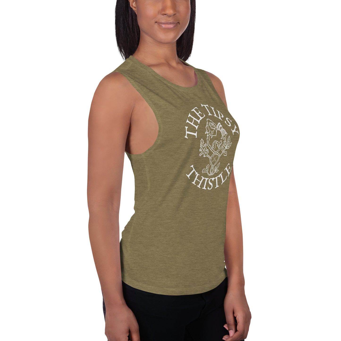 The Tipsy Thistle Ladies’ Muscle Tank