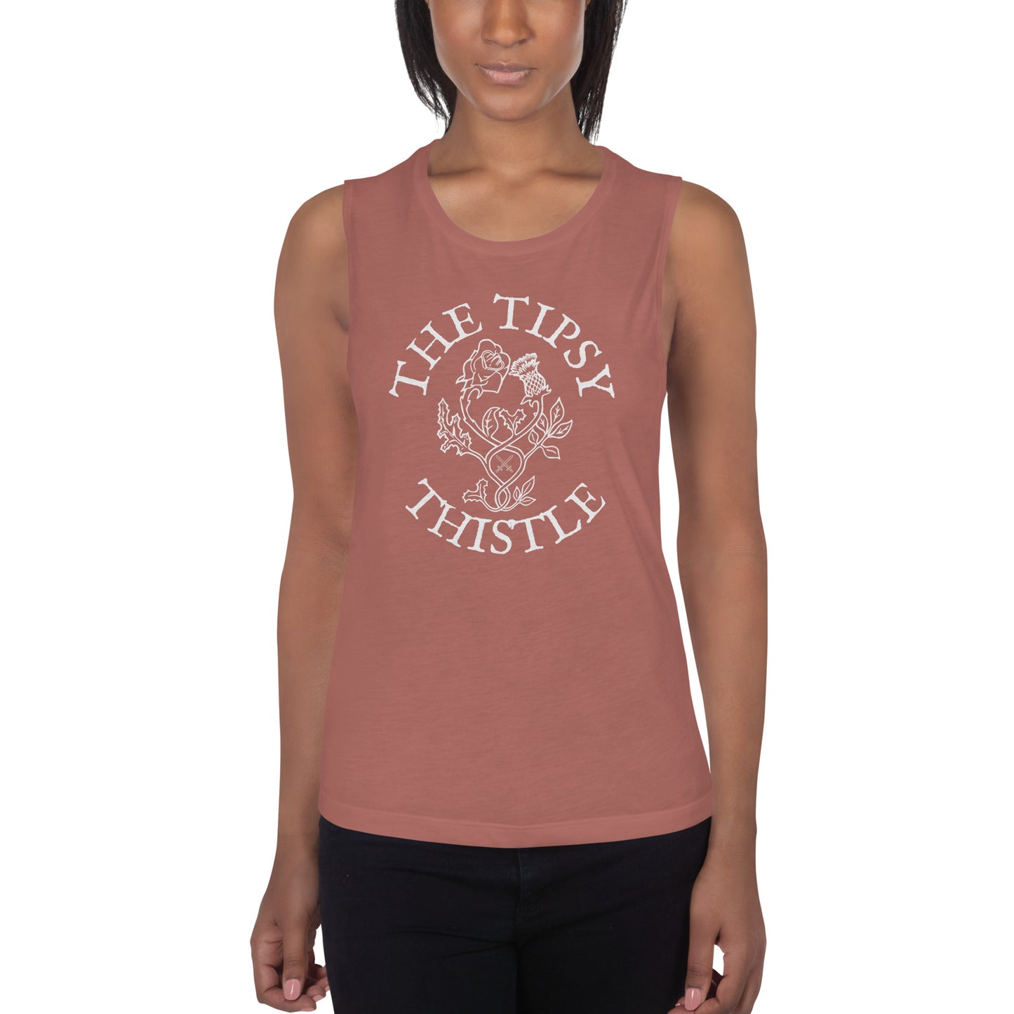 The Tipsy Thistle Ladies’ Muscle Tank