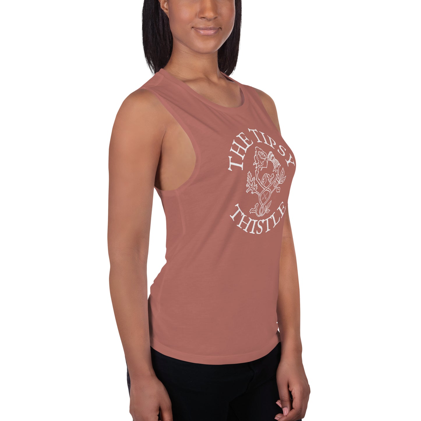 The Tipsy Thistle Ladies’ Muscle Tank