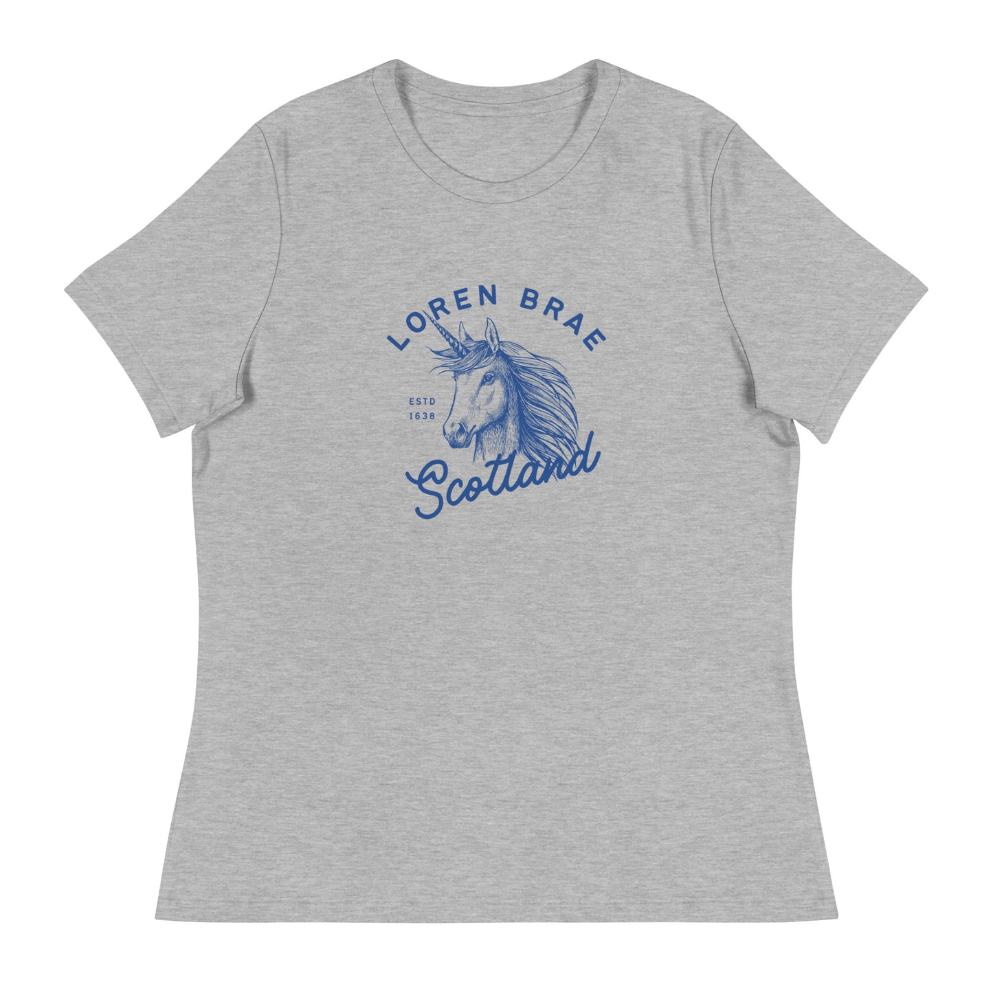 Loren Brae Unicorn Women's Relaxed T-Shirt