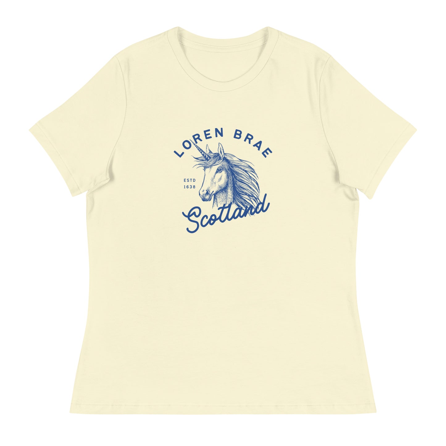 Loren Brae Unicorn Women's Relaxed T-Shirt