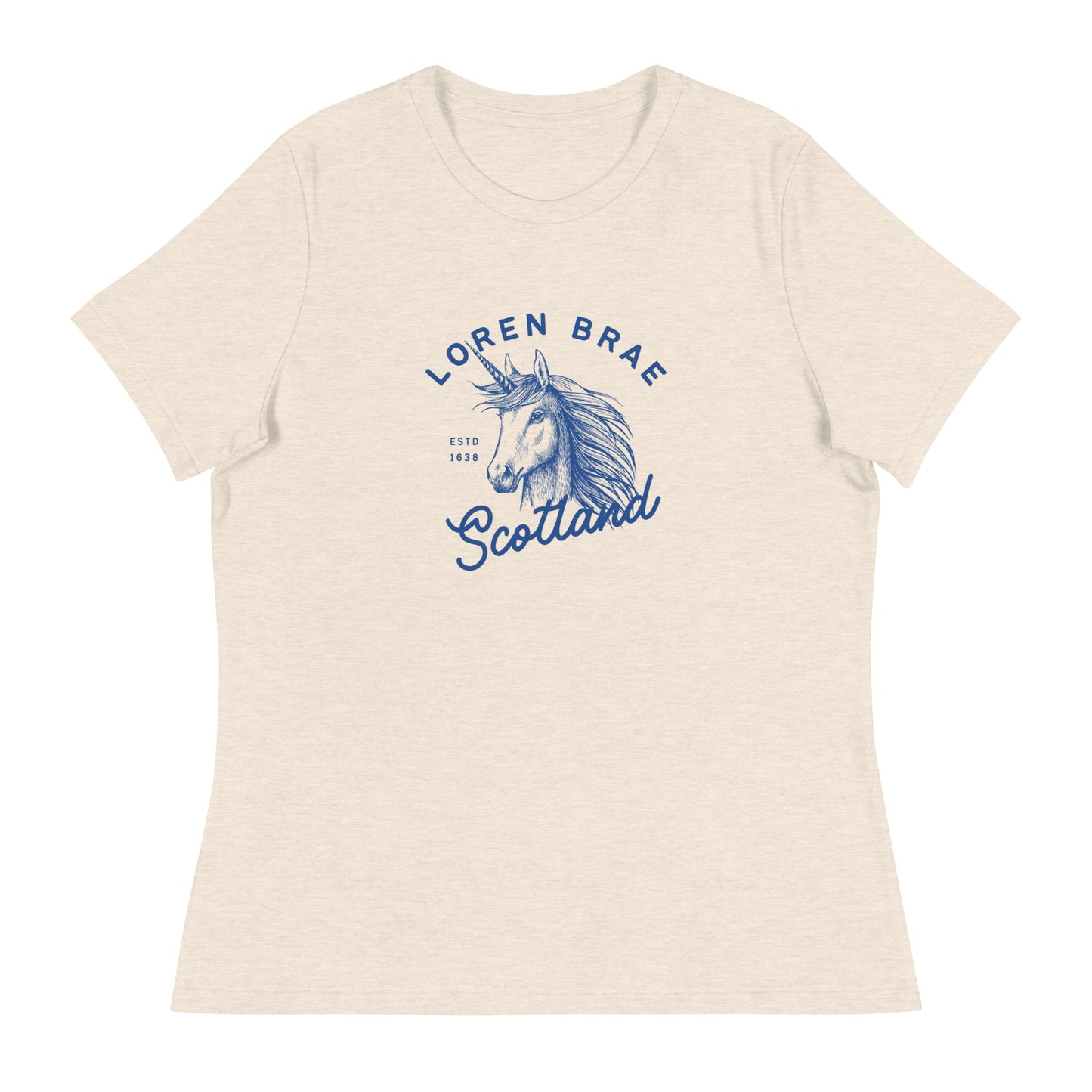 Loren Brae Unicorn Women's Relaxed T-Shirt